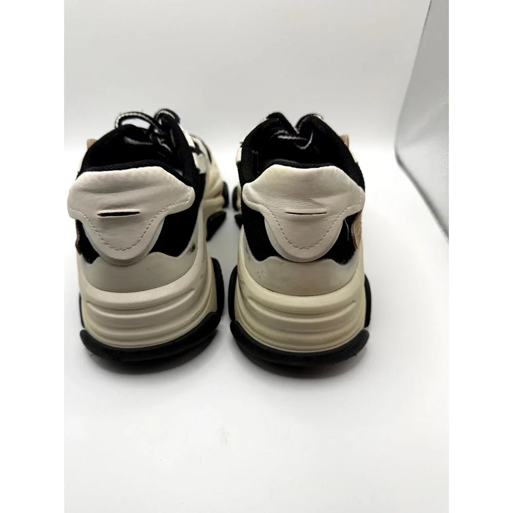 Steve Madden Possession POSS03S1‎ Womens 6 M Black Tan Lace-Up Platform Shoes